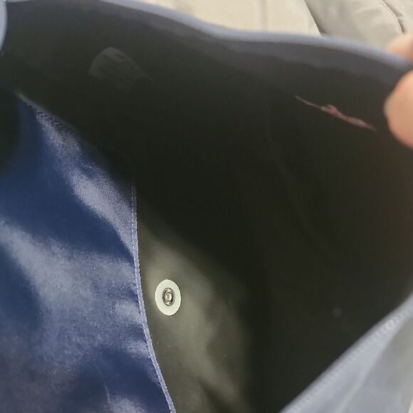 Navy Blue Backpack with Red Logo - Picture 4 of 4